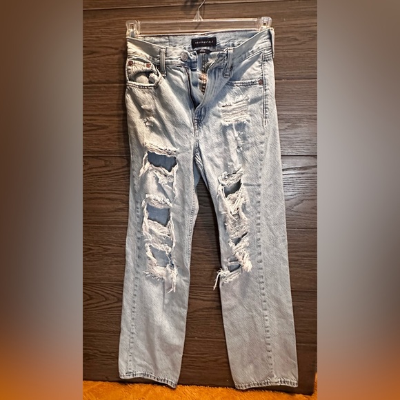 Aeropostale Denim - Aeropostale Women's Light Blue 90’s Baggy Jeans